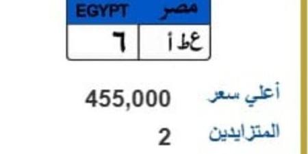 وصل سعرها ما يقرب من مليون جنيه.. المرور تطرح لوحات معدنية جديدة