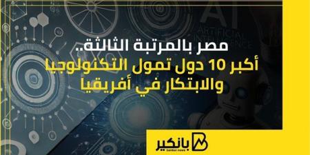 مصر بالمرتبة الثالثة.. أكبر 10 دول تمول التكنولوجيا والابتكار في أفريقيا | إنفوجراف