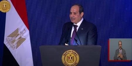 الرئيس السيسي يجدد رفضه لأي محاولات لتهــجير الفلسطيـنــيين:"اتفاق غزة شاهد حيّ على جهود مصر بجانب شركائها "