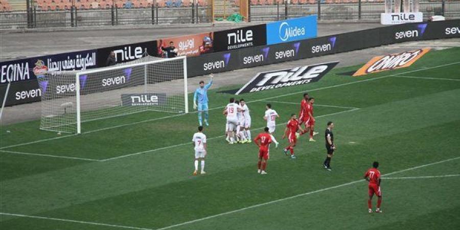 الزمالك يتقدم بثلاثية على حرس الحدود فى الشوط الأول.. صور