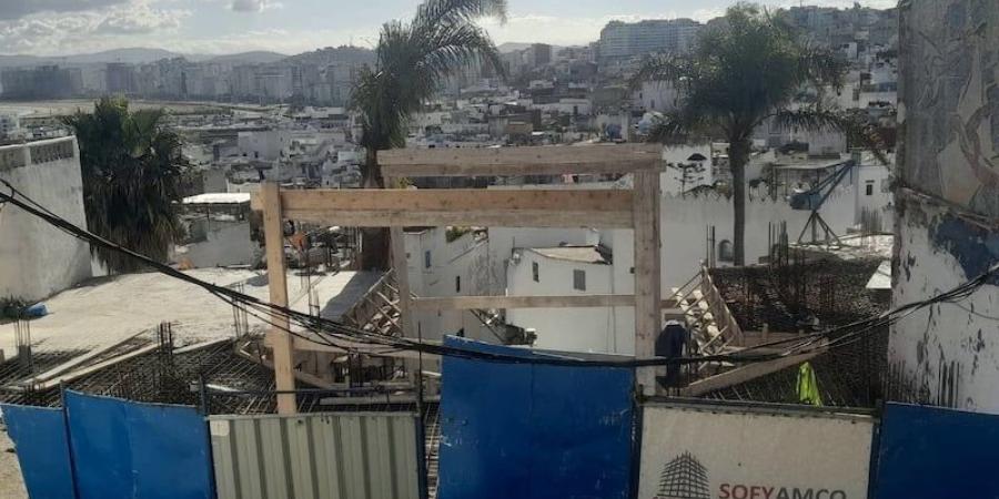 ورش بناء يطلق تحذيرات في طنجة