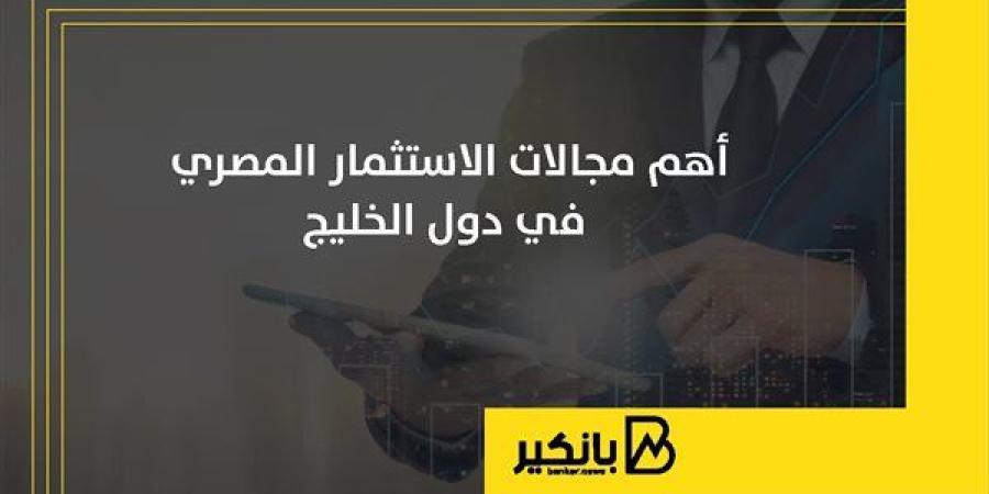 أهم مجالات الاستثمار المصري في دول الخليج | إنفوجراف