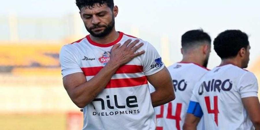 مصطفى شلبي يتقدم للزمالك فى شباك إنيمبا النيجيري بالدقيقة 29