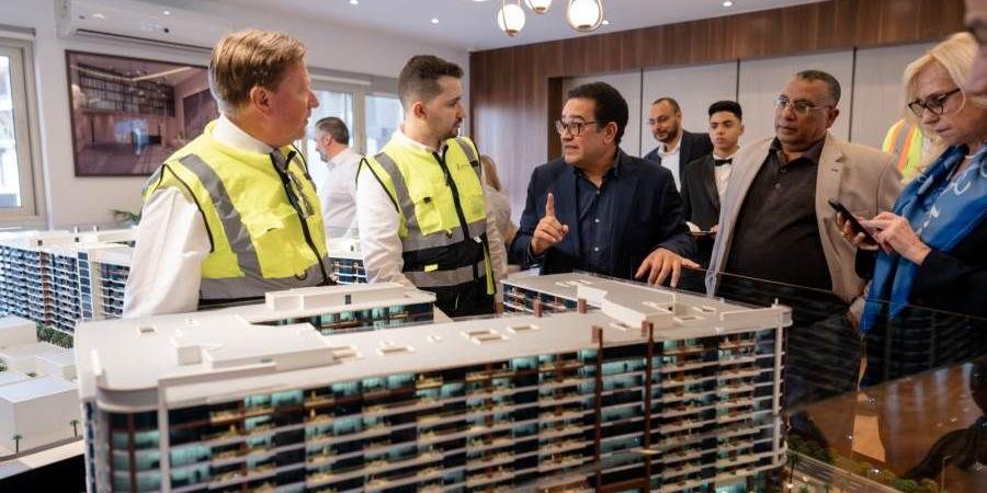 وفد مجموعة Marriott International يشيد بمشروع «Marriott Residences Cairo»