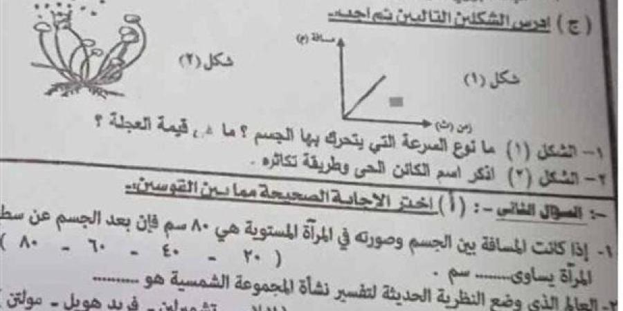 مراجعات نهائية.. حل امتحان العلوم محافظة القاهرة لـ الصف الثالث الإعدادي 2025