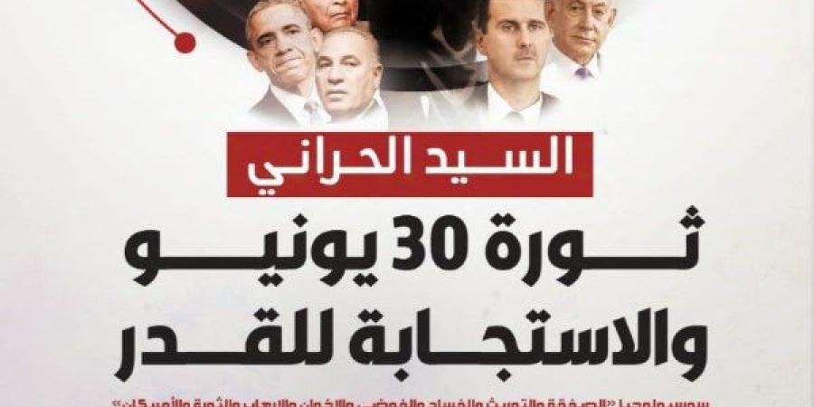 «ثورة 30 يونيو والاستجابة للقدر» كتاب جديد للسيد الحراني في معرض القاهرة الدولي للكتاب 2025